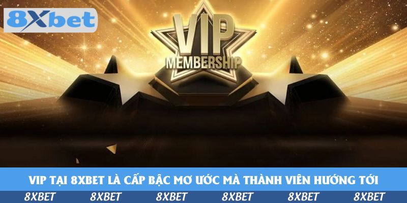 VIP tại 8xbet là cấp bậc mơ ước mà thành viên hướng tới